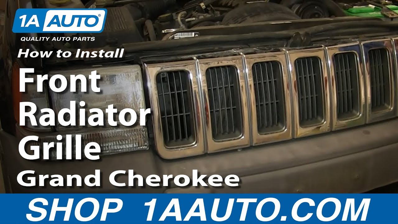How to Replace Grille 96-98 Jeep Grand Cherokee