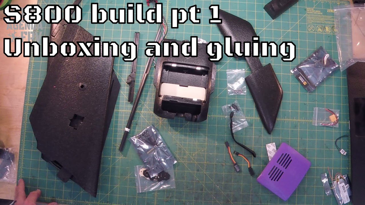 Reptile S800 Build Pt1: unboxing and gluing