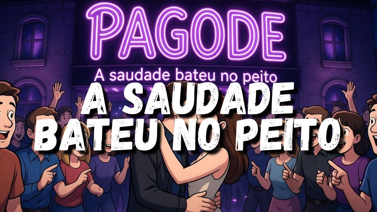 Pagode   A Saudade Bateu No Peito