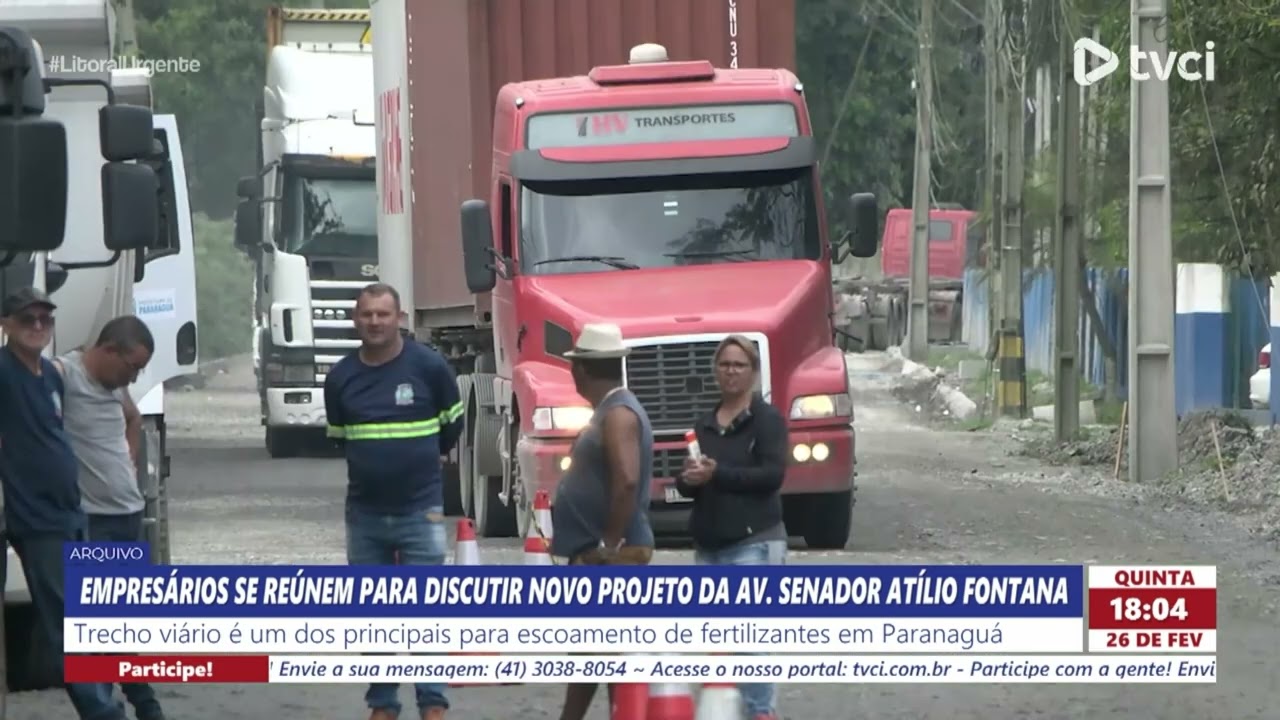 EMPRESÁRIOS SE REÚNEM PARA DISCUTIR NOVO PROJETO DA AV. SENADOR ATÍLIO FONTANA