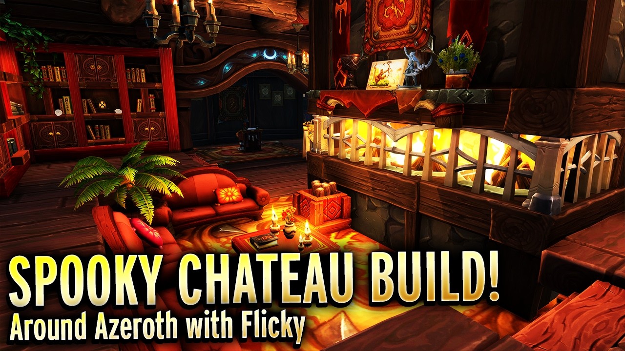 A Luxurious Build With Dark Secrets Below! Around Azeroth with Flicky WoW Housing Tour