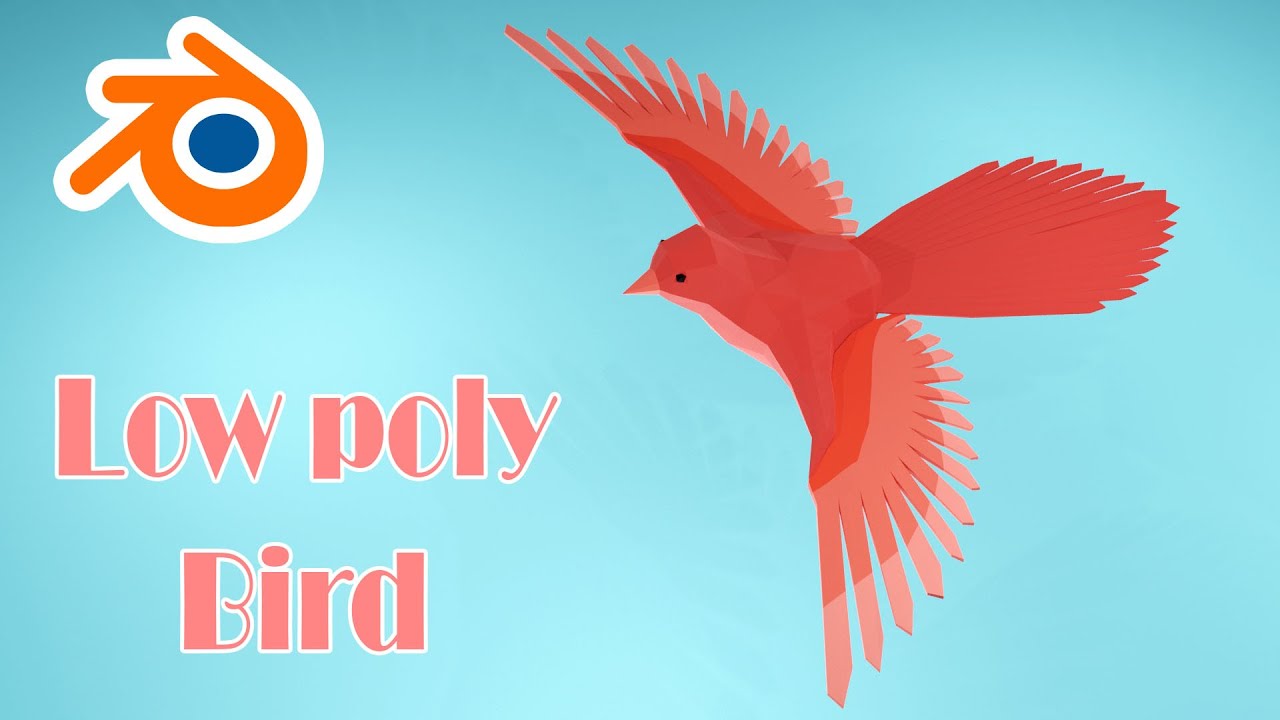 How to make a Stylized Low poly Bird in Blender 2.93 | Blender Beginner Tutorial