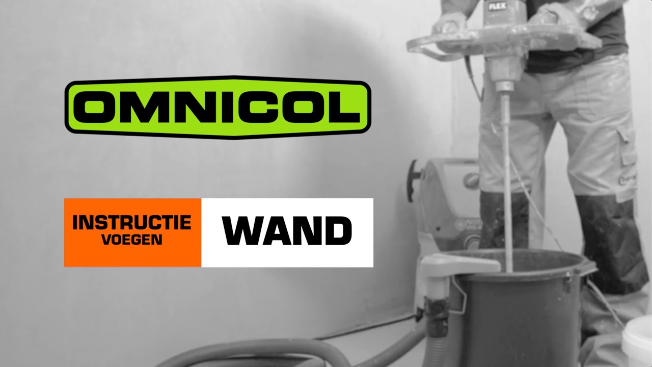 Instructie voegen wand | Omnicol