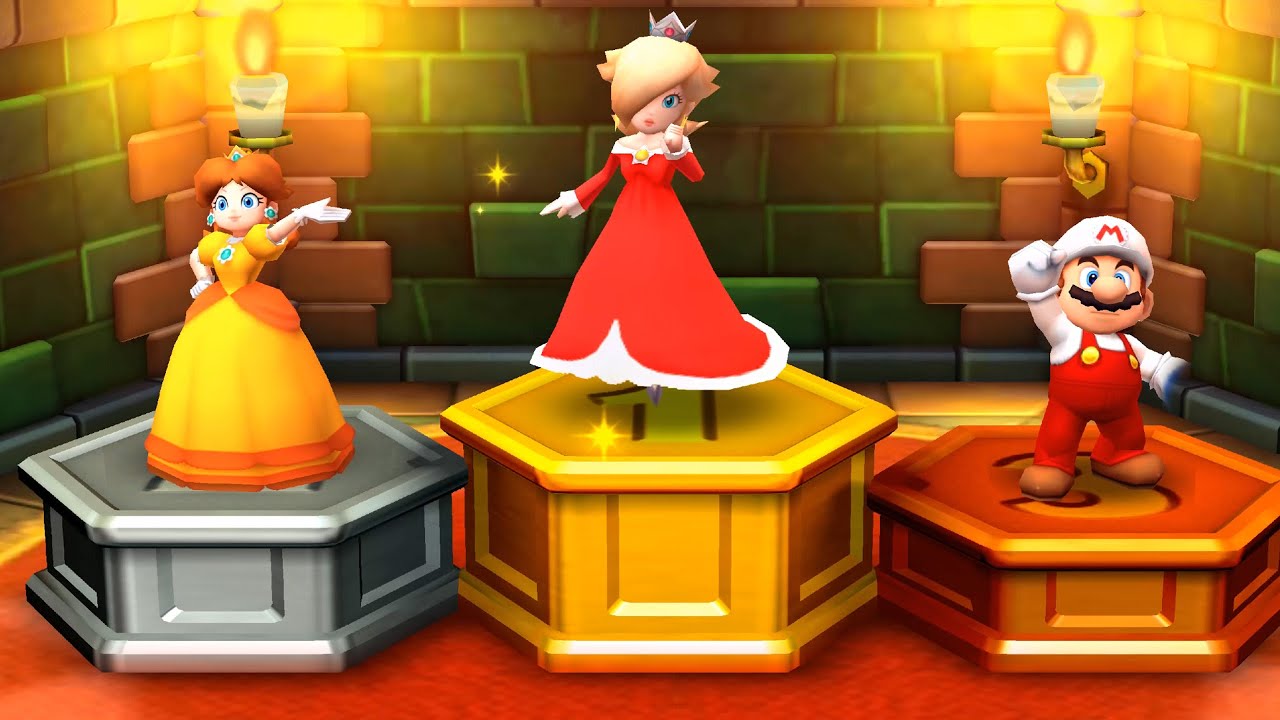 Mario Party Star Rush Balloon Bash Fire Rosalina Vs Rivals Players