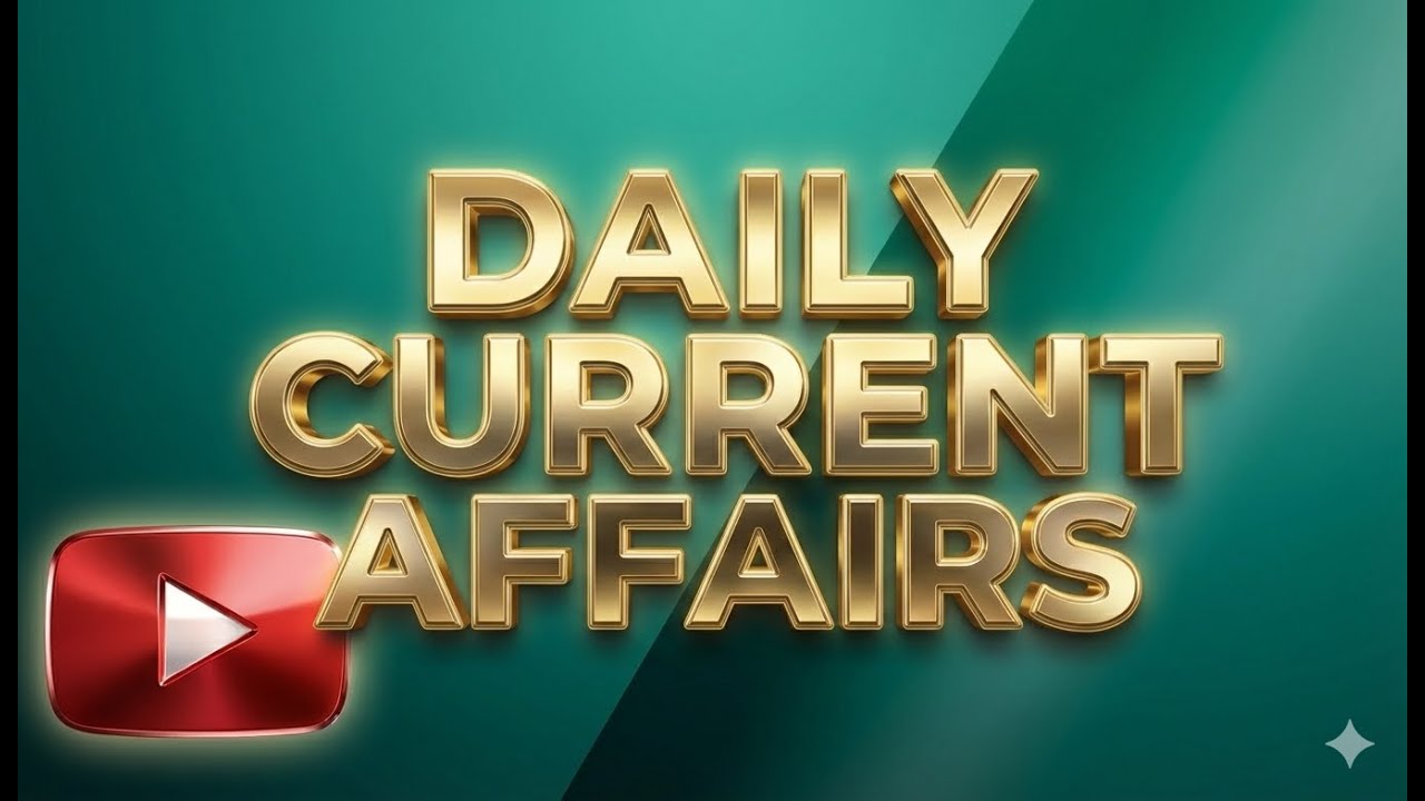 DAILY CURRENT AFFAIRS 2026