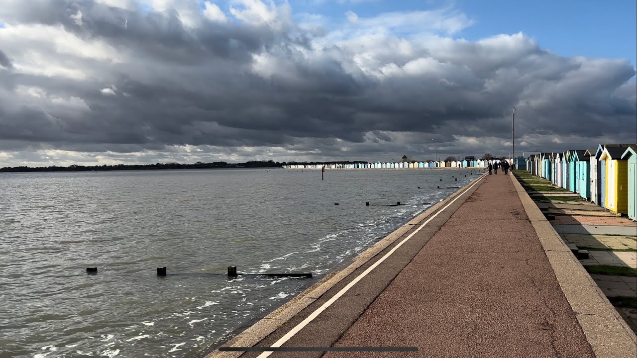 A Winter Day In Brightlingsea, England