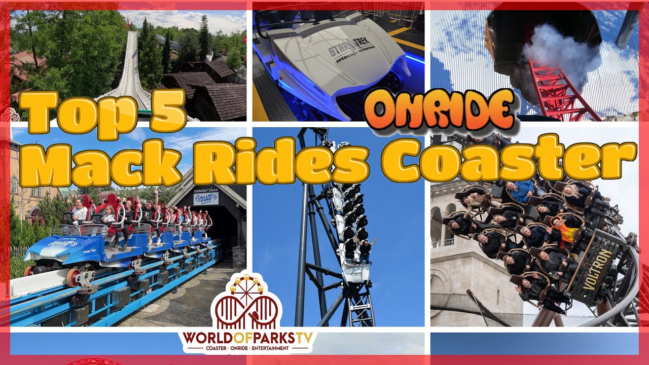 Top 5 Mack Rides Achterbahnen in Deutschland (Onride POV) Voltron - Blue Fire - Dynamite - Star Trek