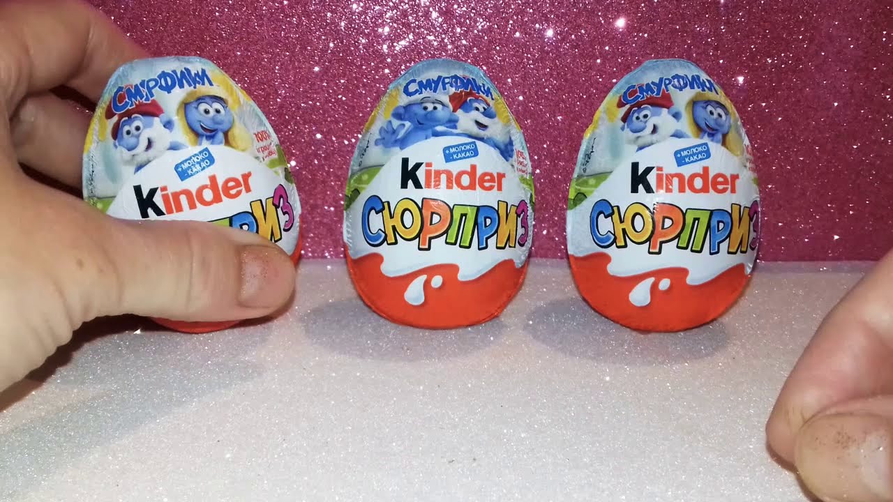 Kinder Surprise Smurfs in the City/3 Киндер сюрприза СМУРФИКИ В ГОРОДЕ