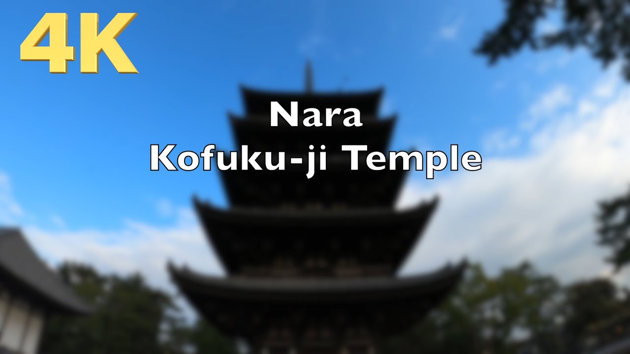 🇯🇵 🦌 Nara's Kofuku-ji Temple 4K Walking Tour 💮 ASMR