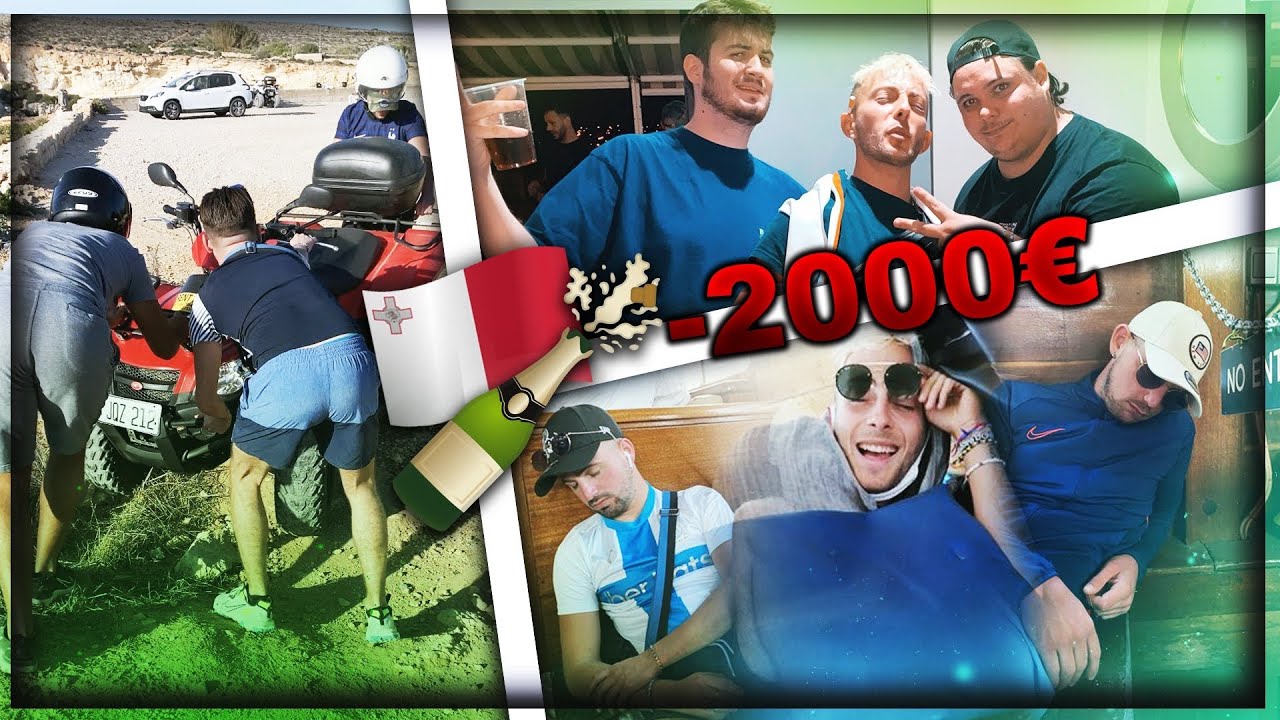 VLOG ALCOOLISÉ A MALTE ! 💲🍺 (Tour d'Europe de l'apéro #5)