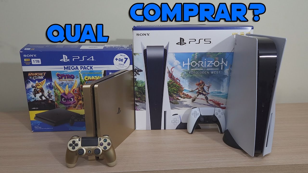 Comparativo PS4 Vs PS5- Qual O Ideal Para Comprar Em 2026?