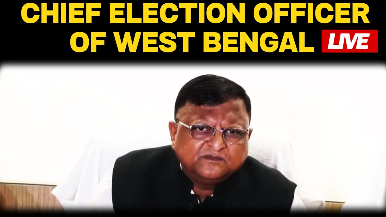 West Bengal CEO Manoj Kumar Aggarwal Press Conference I Election Commission I SIR | BJP | TMC