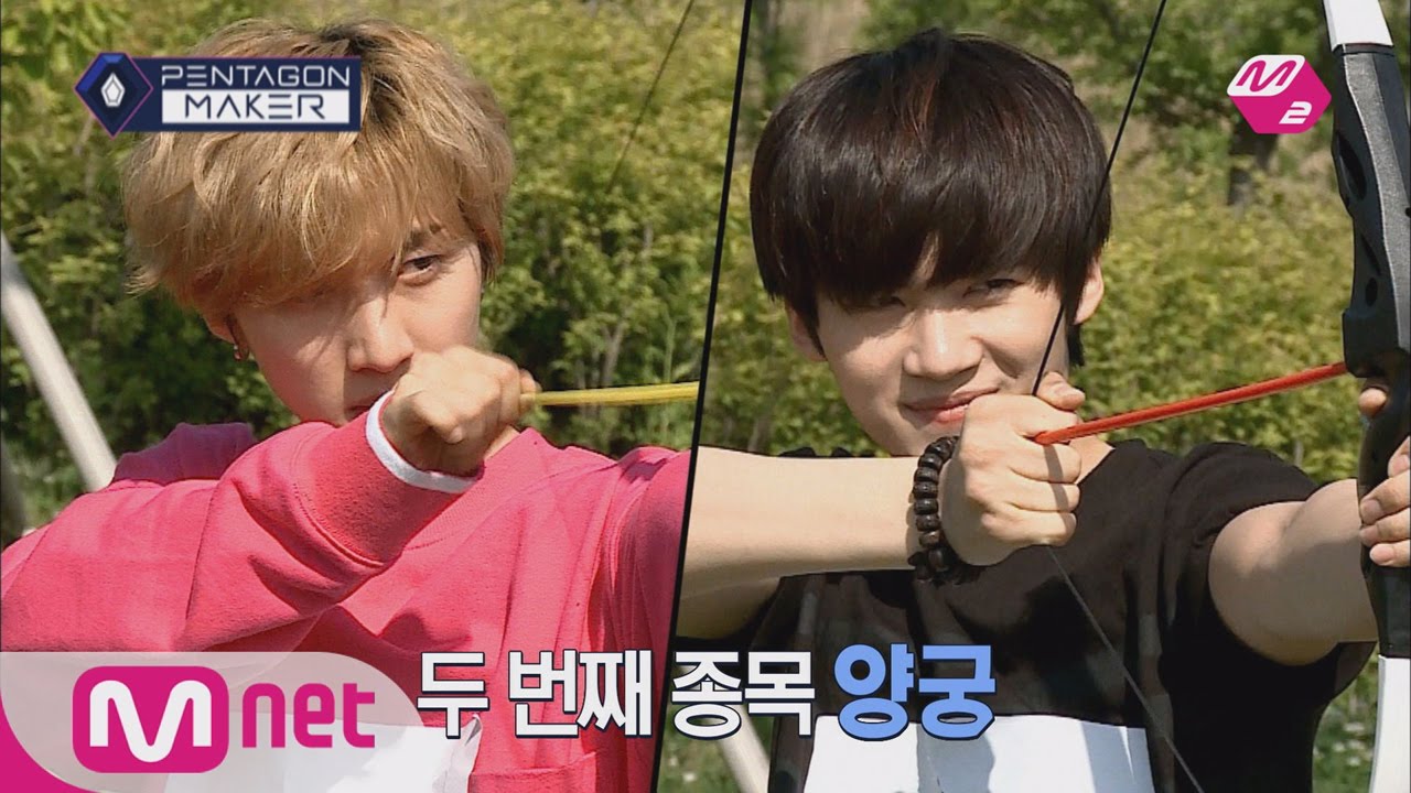 PENTAGON MAKER [M2 PentagonMaker] HUI VS YAN AN:Practicing for the Idol Sports Competitions [EP6 Ind