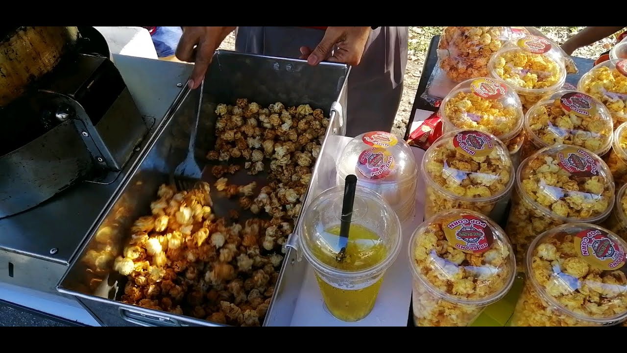 Popcorn Caramel | Malaysian Street food | Kongsi Rezeki & Bantu Promosi