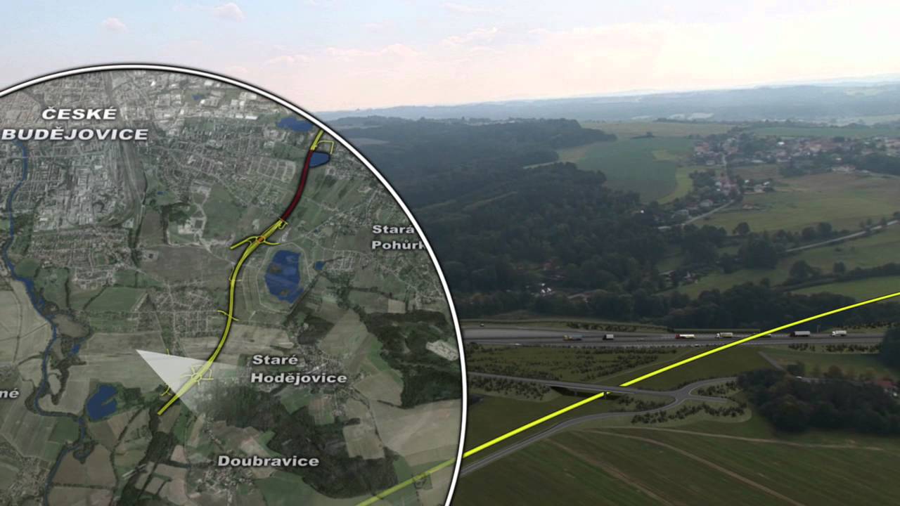 ŘSD ČR - D3 310/I Úsilné – Hodějovice a Zanádražní komunikace