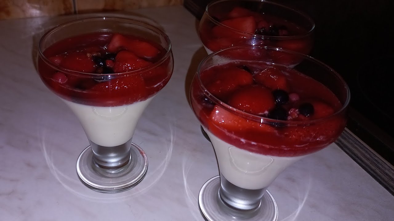 Panacota  jednostavan desert za sve prilike..Panacota simple and quick dessert for all occasions