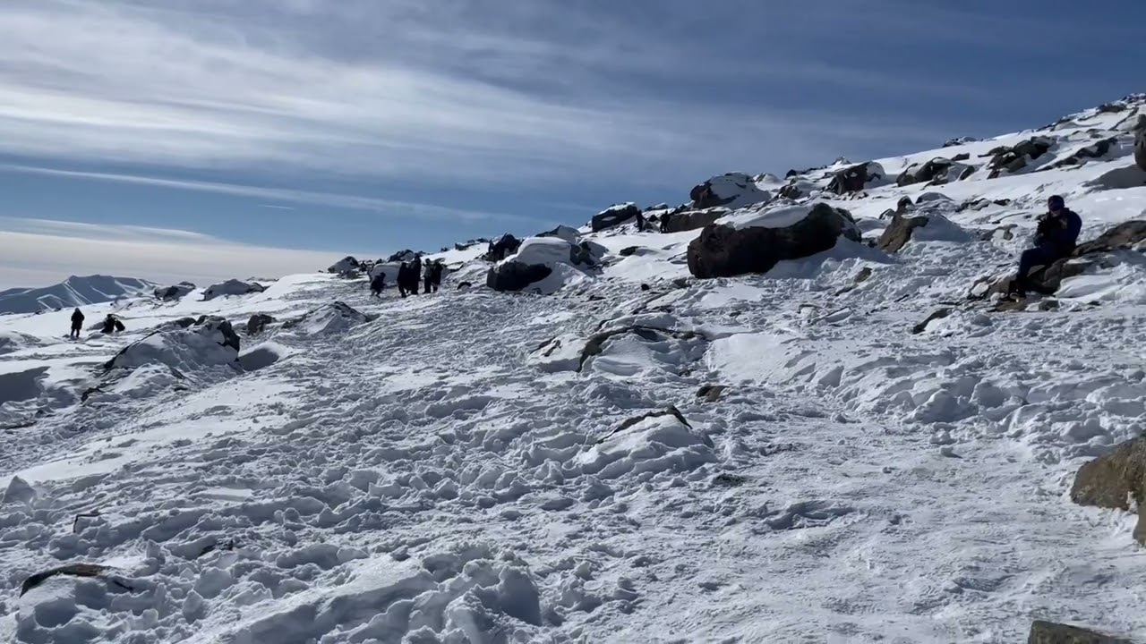Apharwat Peak, Gulmarg, Jammu-Kashmir, India  below freezing minus 12 degrees celsius