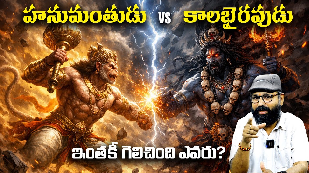 హనుమంతుడు vs కాలభైరవుడు - ఇంతకీ గెలిచింది ఎవరు? | Hanuman vs Kalabhairava | Bhakthi Neerajanam