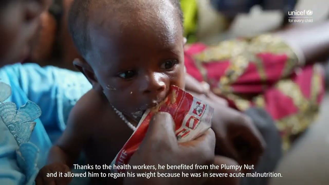 Abdoul Razack guérit de la malnutrition aigüe sévère