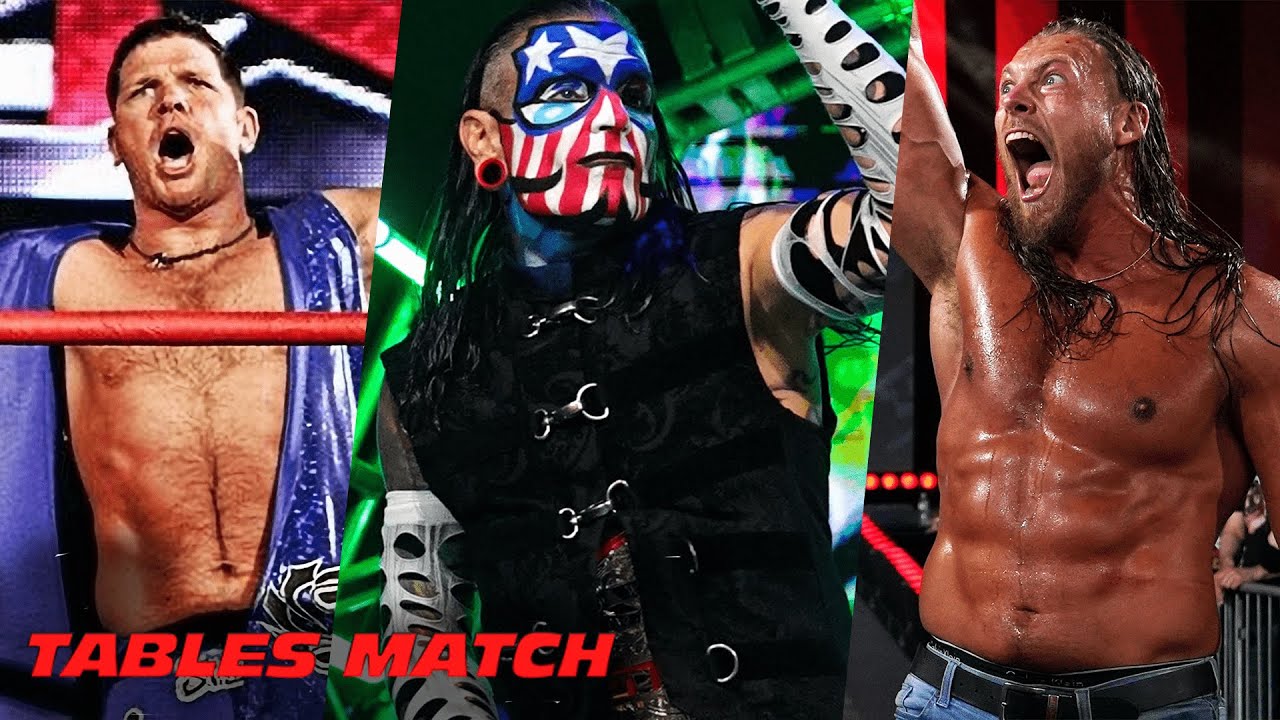 The Most THRILLING Tables Matches in TNA History! | Angle vs. Styles, Hardy vs. Raven and MORE!
