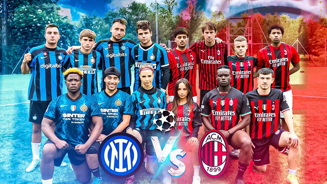 Milan vs Inter di Champions League 7vs7⚽️