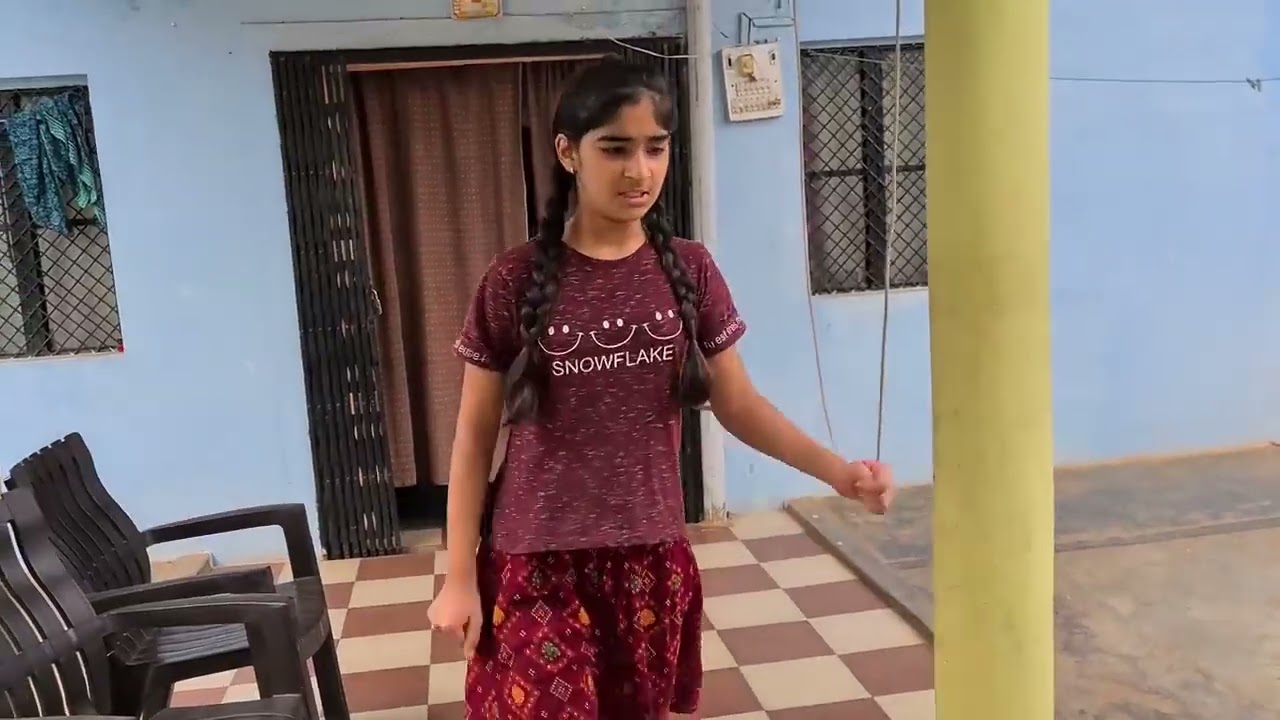 Anshu is falling down because of my dog    funny dog videos