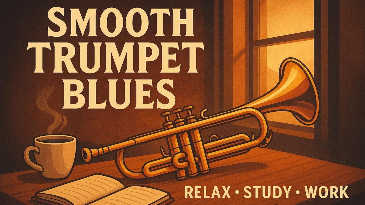 Smooth Trumpet Blues Instrumental Music for Relaxation, Study & Work