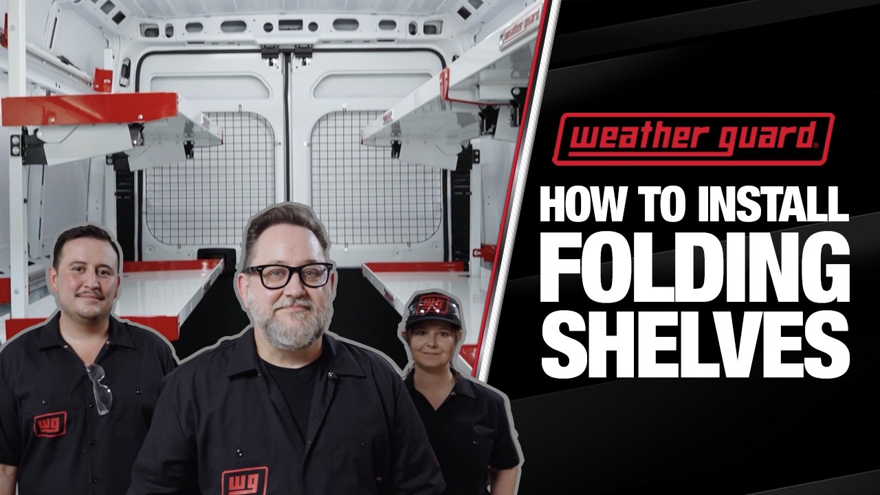 How to Assemble WEATHER GUARD&reg; Folding Shelves | Step-by-Step Van Upfit Guide