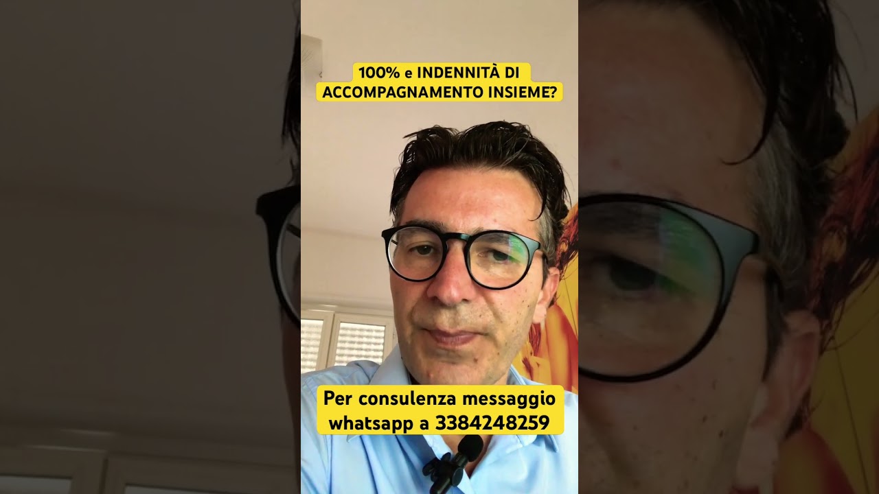 100% e Accompagnamento #disabilit&agrave; #handicap #inps