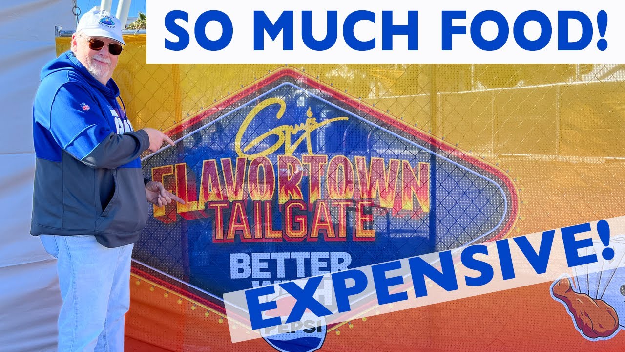 This is a Party! Guy's Flavortown Tailgate BIG GAME FOOD FESTIVAL - LAS VEGAS - MENUS & PRICES!