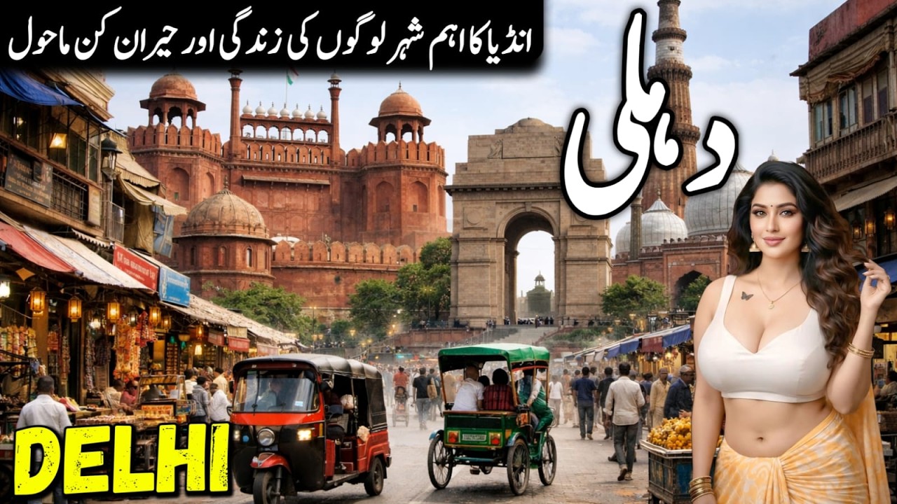 Travel to Delhi India | Amazing facts And Documentary In Urdu & Hindi | دہلی کی سیر