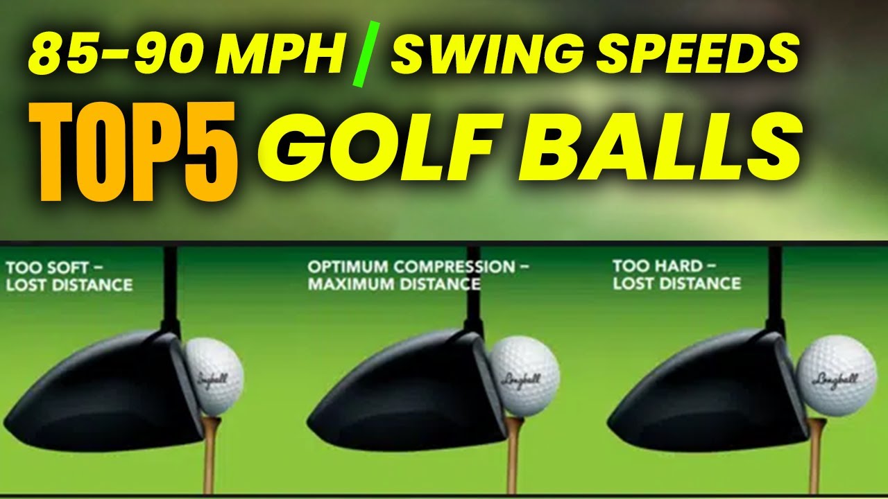 5 Best Golf Balls For 85-90 Mph Slow Swing Speeds for Seniors Golfer