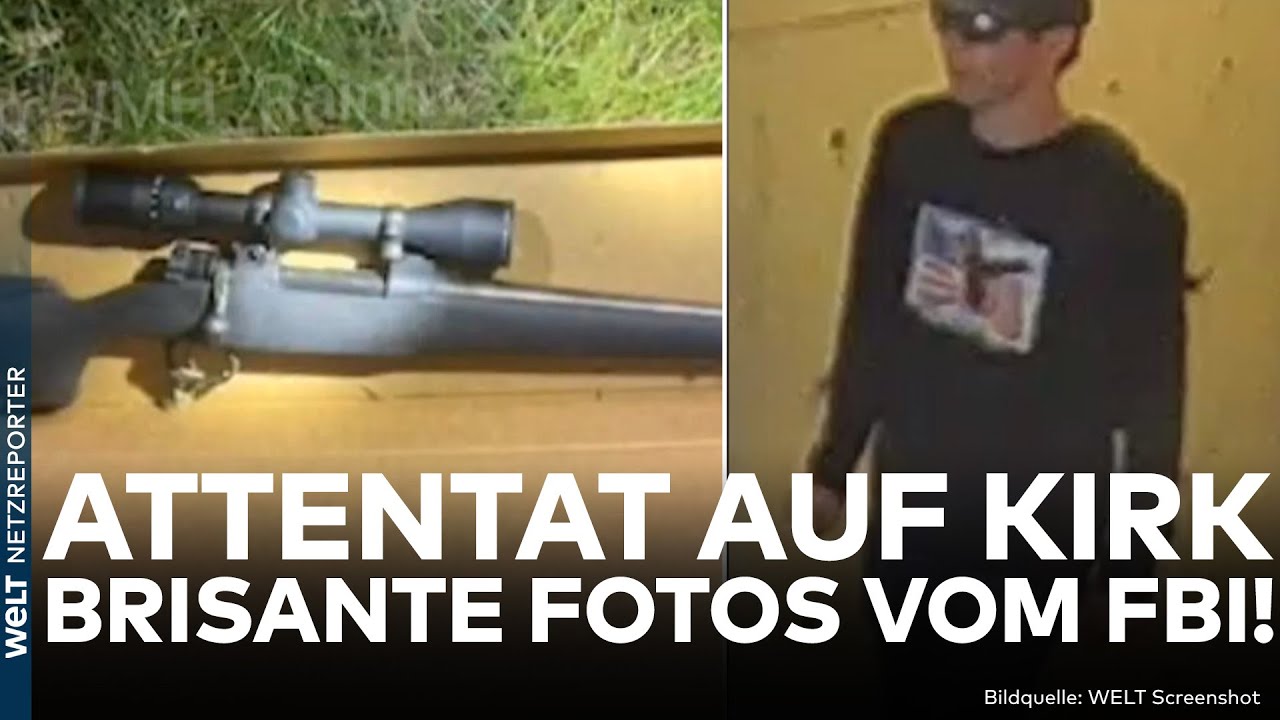 USA: Todesschuss auf Charlie Kirk! Tatwaffe und Attent&auml;ter? Brisante Fotos vom FBI aus Utah