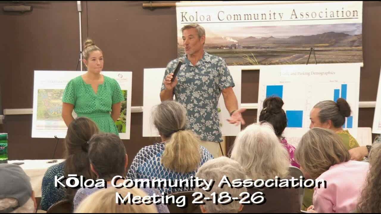 Kōloa Community Meeting