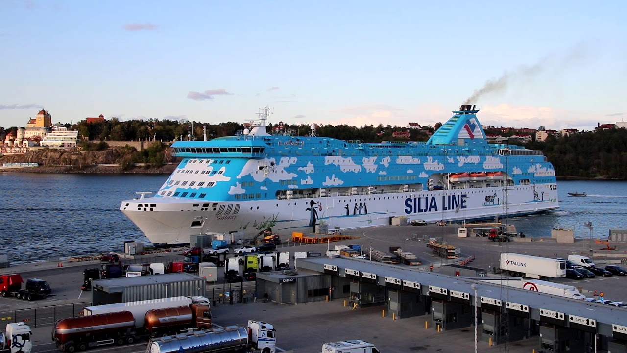 M/S Galaxy special arrival in Stockholm! Värtahamnen Timelapse