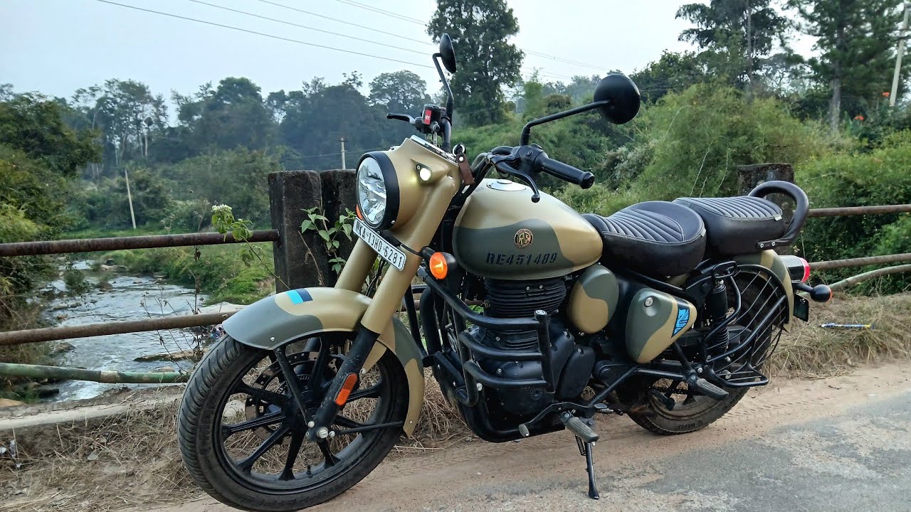 Royal Enfield bullet classic 350 / pov / only exaust note
