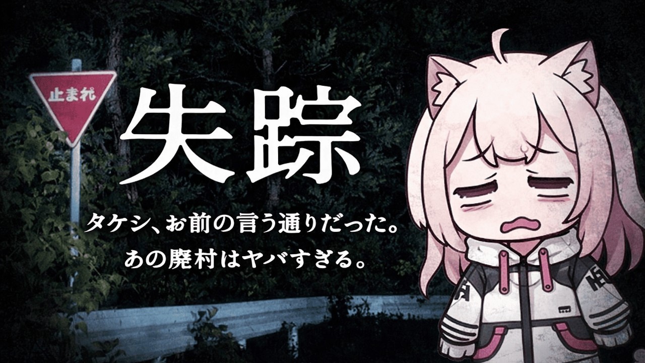 【失踪 - タケシ、お前の言う通りだった。あの廃村はヤバすぎる。】初見プレイ【Vtuber/なつ】