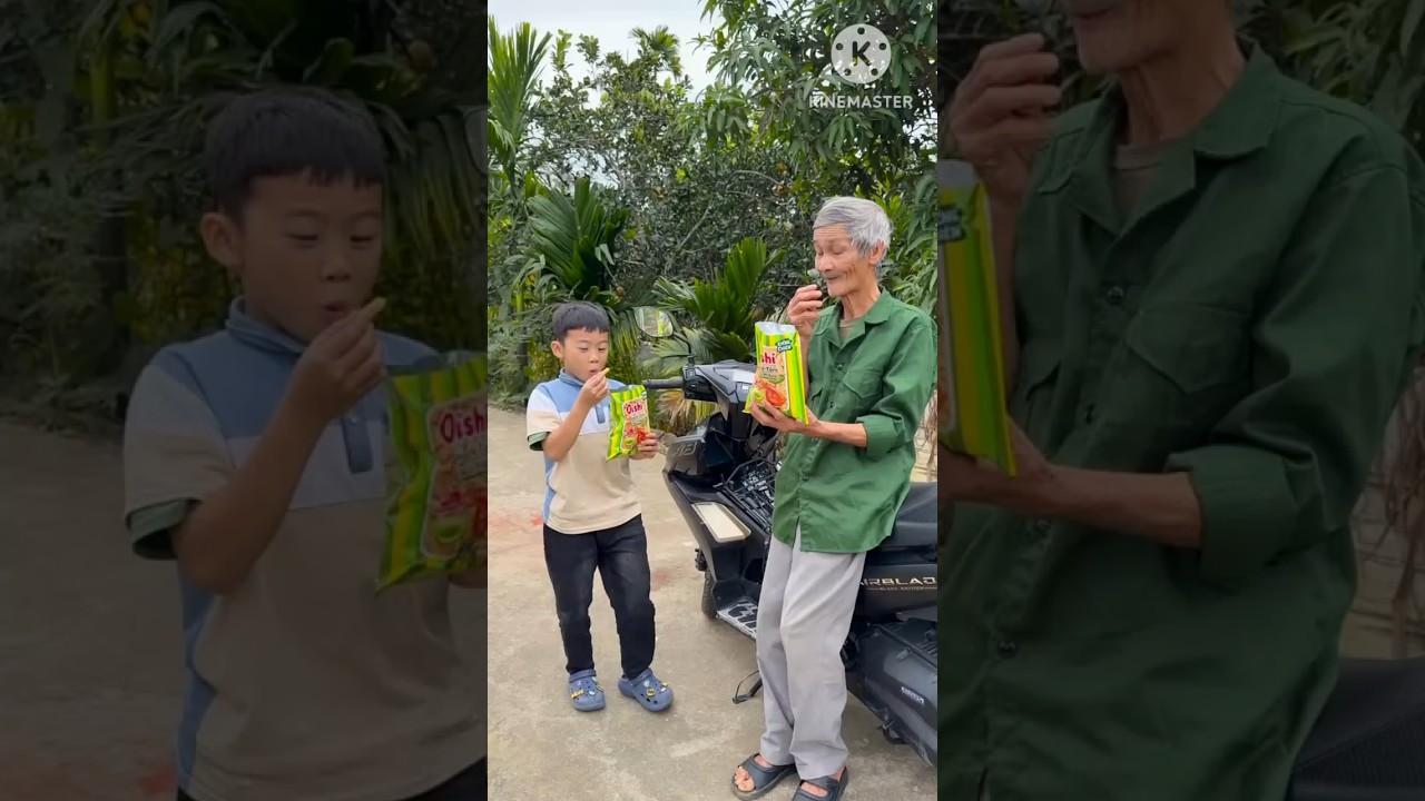 Kid Tricks Old Man