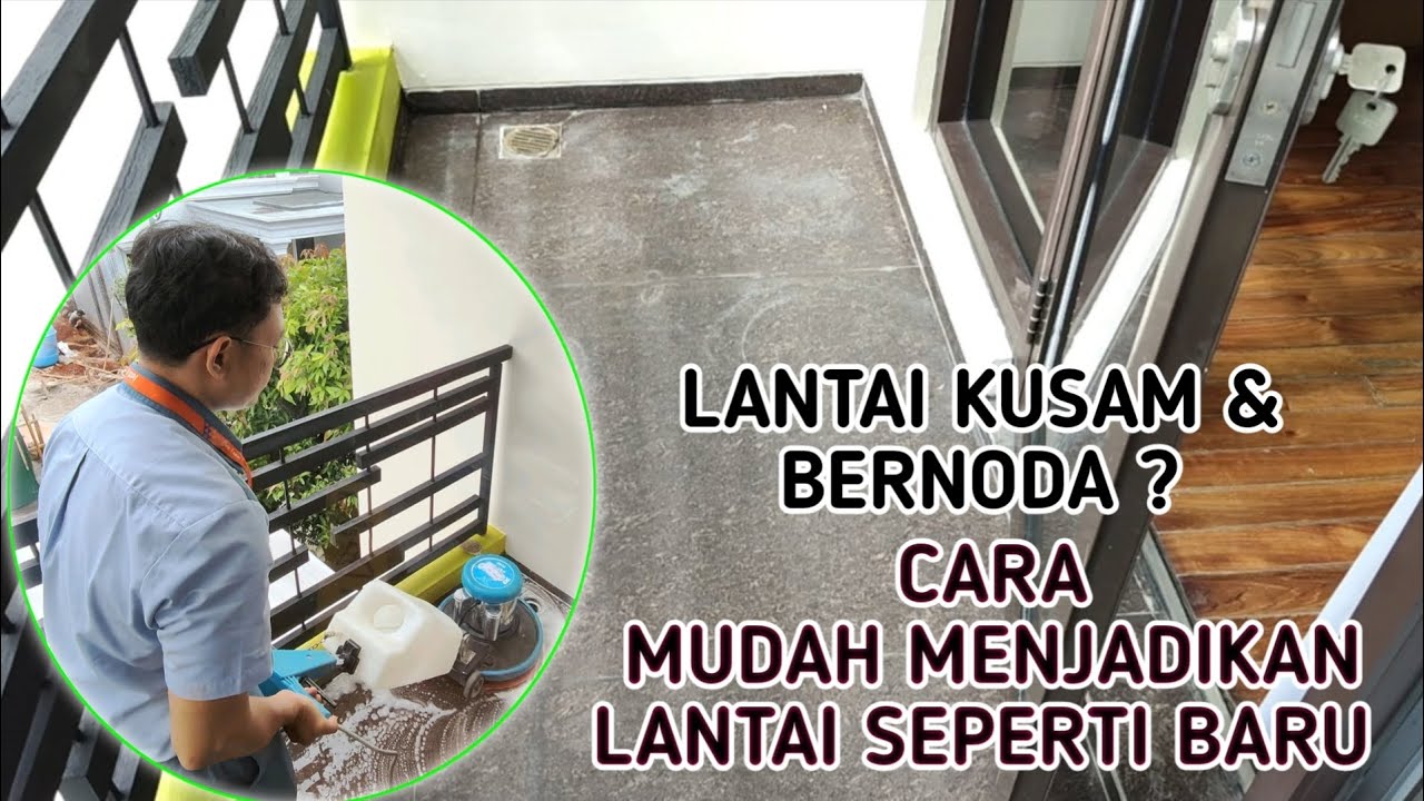 HAMPIR GAGAL BEGINILAH CARA MENGKILAPKAN KEMBALI LANTAI SEMI GRANIT 📍 KRISTALISASI LANTAI GRANIT