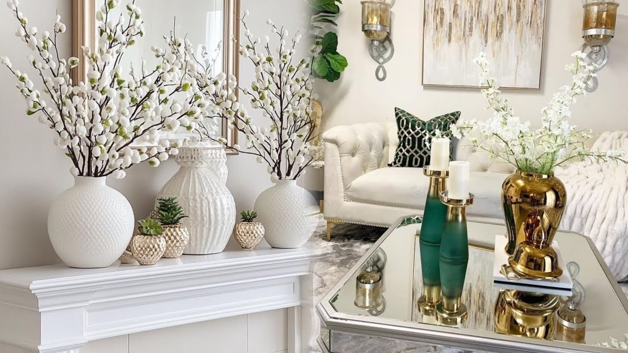 DECORACIÓN MODERNA 2025 iDEAS💡 ADORNOS Y FLOREROS ELEGANTES Y FINOS PARA LA CASA 🏠
