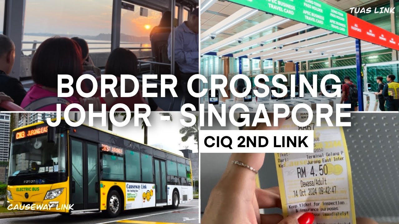 GRWM for My Commute from Johor to Singapore | Tuas, Causeway Link, CIQ 2nd Link