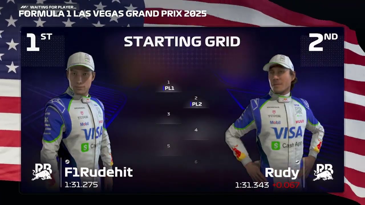 F1 25 #53 LAS VEGAS RACE TWO PLAYER CAREER MODE #f1 #f125 #lasvegas #f1game #career #vegas