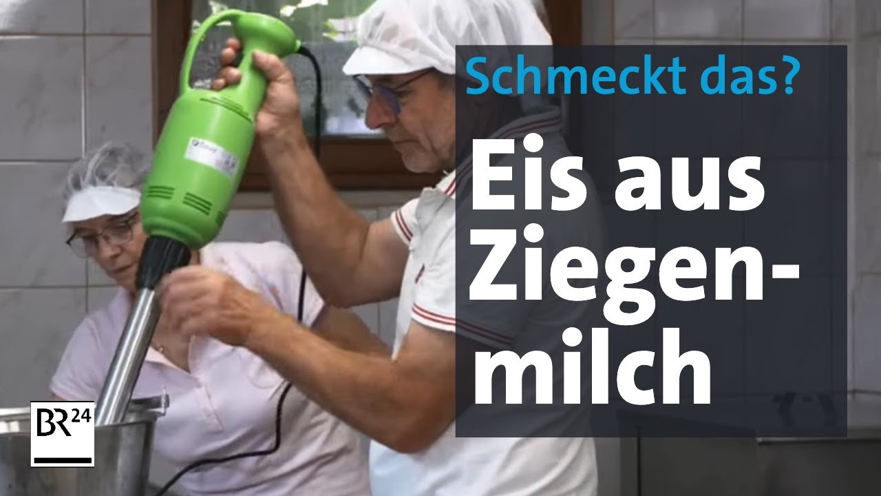 Mehr als nur K&auml;se: Schmeckt das Bio-Eis aus Ziegenmilch? | BR24