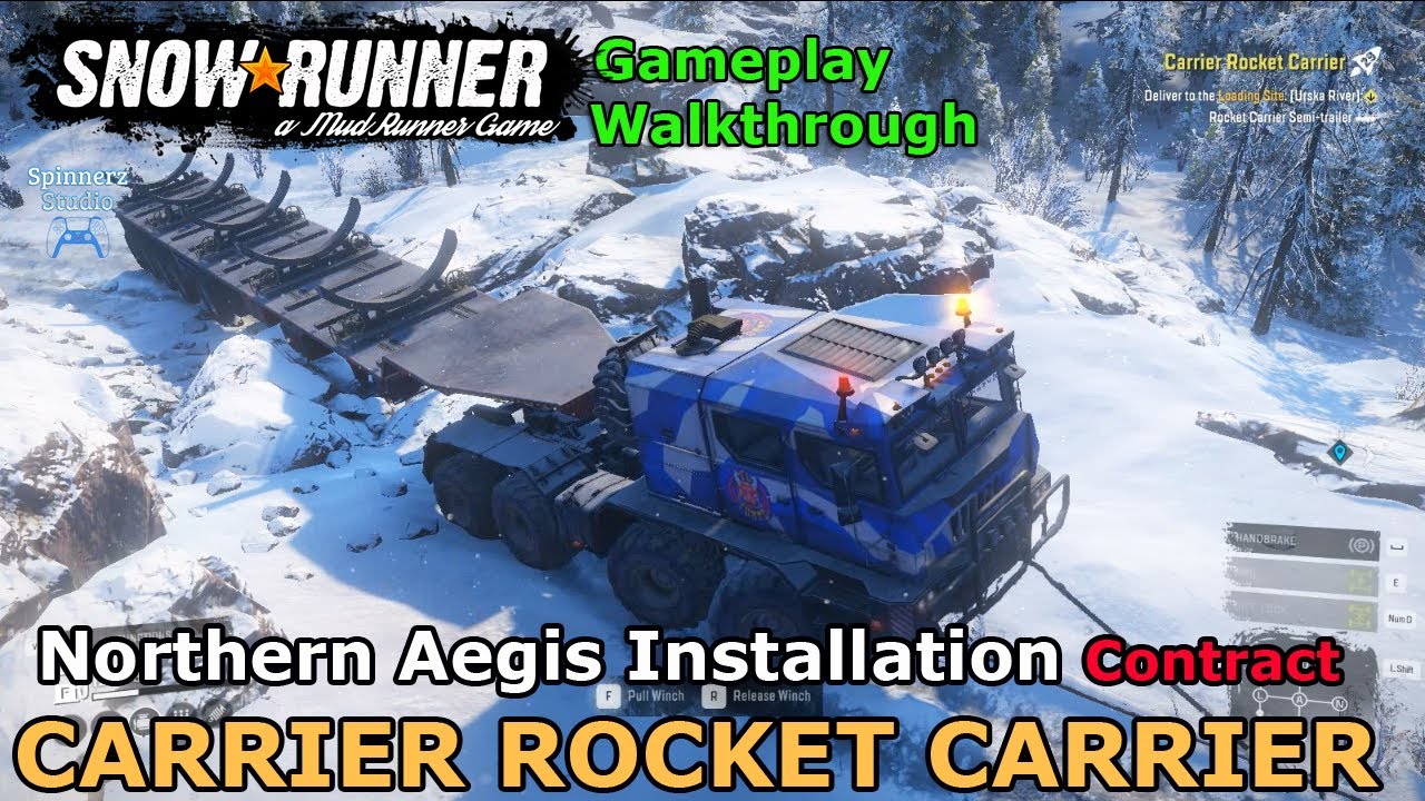 SnowRunner - Carrier Rocket Carrier | Northern Aegis Installation Contract - Amur, Russia | Phase 4