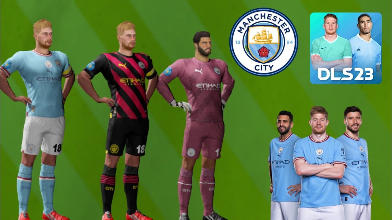 DLS 23 | Manchester City kits 23 | Manchester City Kits In dls 23 | Dream League Soccer 2023 |#dls23