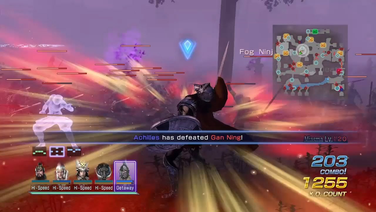 Warriors Orochi 3 Ultimate - Achilles - 10 Star Gauntlet Mode Solo Run