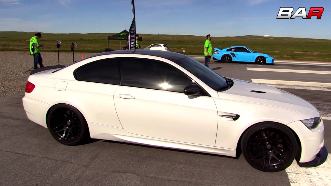 Supercharged M3 vs Bolt on Porshce 997 Turbo S
