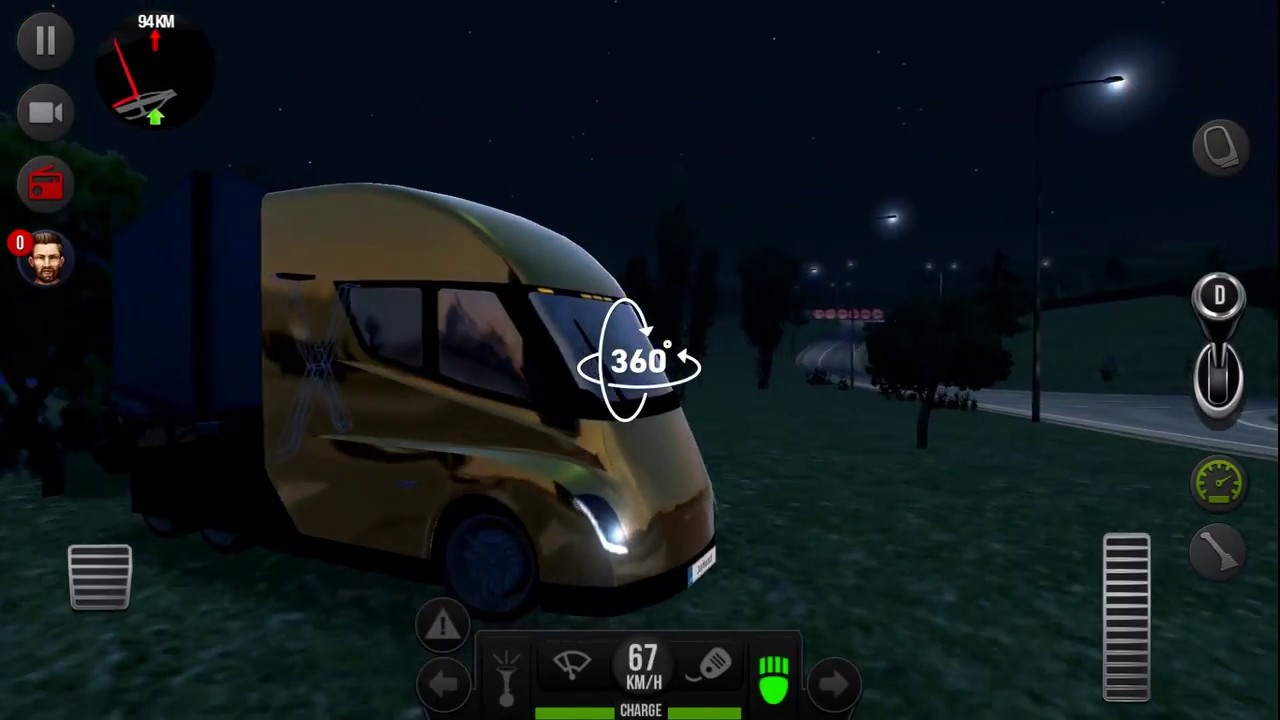 Truck Simulator 2018 Europe Tesla semi Truck