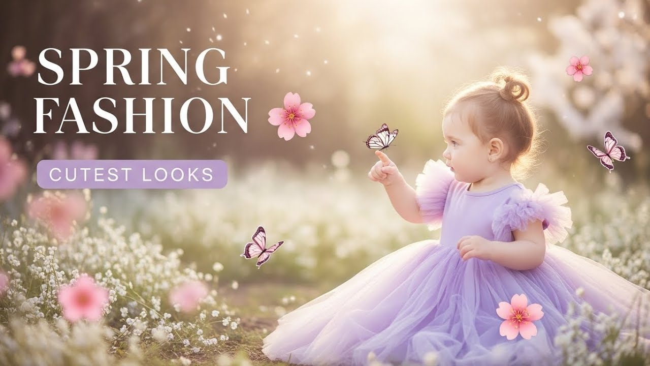 Spring Baby Girl Look book 2025 🌸 | Cutest Toddler Fashion Ever!
