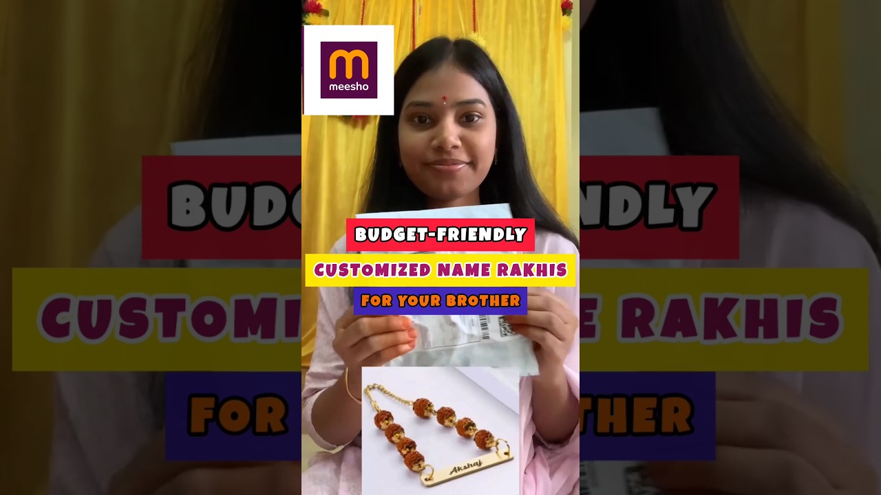 #customized #rakhi #rakshabandhan #meesho #meeshorakhi #rakhi2025 #festivevibes #affordablefashion